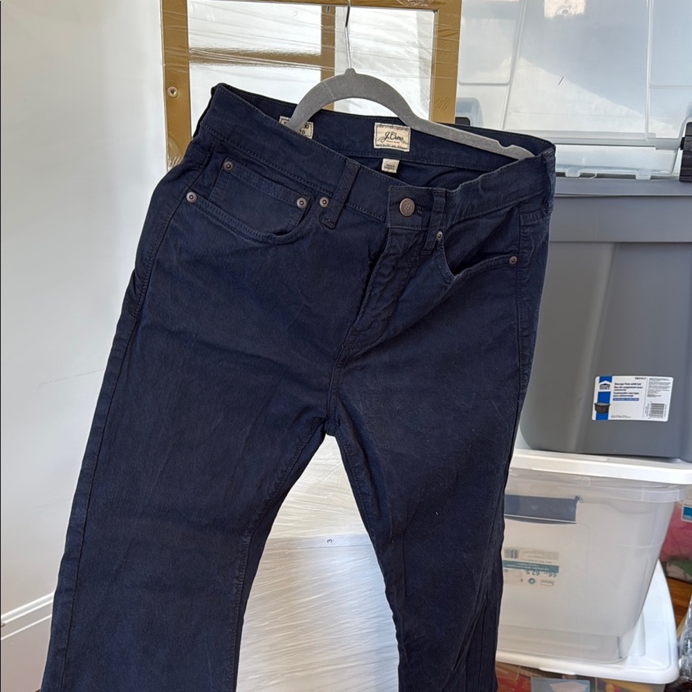 J. Crew 770 Straight-fit stretch chino pants in Navy